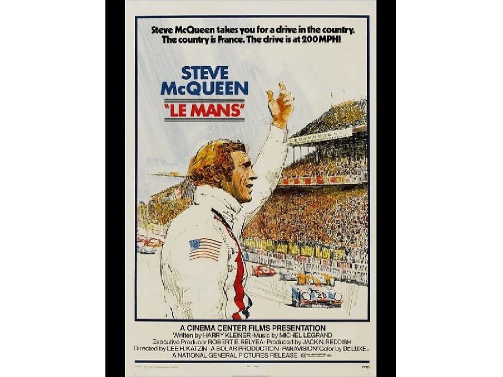 Filmplakat zum Steve McQueens "Le Mans" (1971)