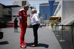 Bernie Ecclestone und Maurizio Arrivabene 