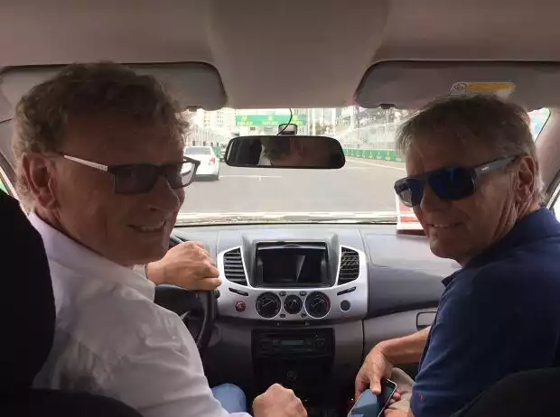 Hermann Tilke und Marc Surer Titel-Bild zur News: Hermann Tilke und Marc Surer