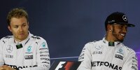 Bild zum Inhalt: Fahrerbriefing in Baku: Rosberg stellt Hamilton bloß