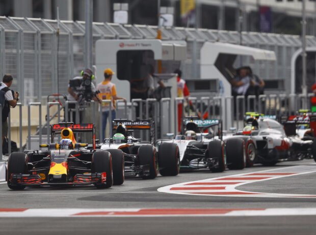 Daniel Ricciardo, Nico Hülkenberg, Lewis Hamilton, Esteban Gutierrez Daniel Ricciardo, Nico Hülkenberg, Lewis Hamilton, Esteban Gutierrez