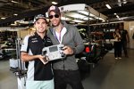 Sergio Perez (Force India) mit Enqrique Iglesias