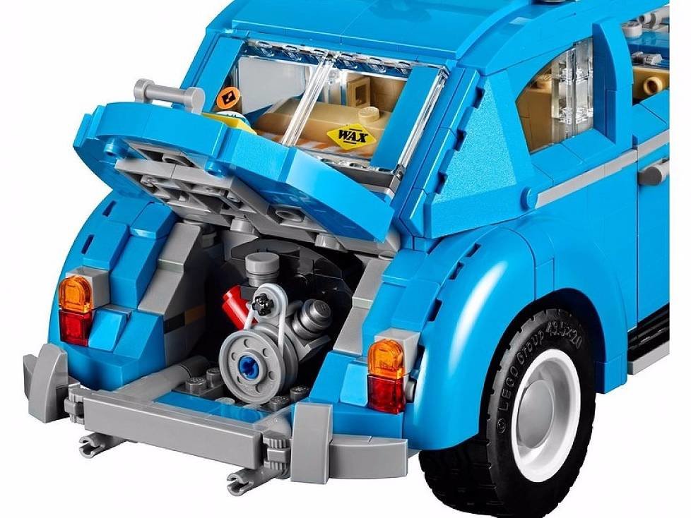 Motor des Volkswagen Käfer von Lego
