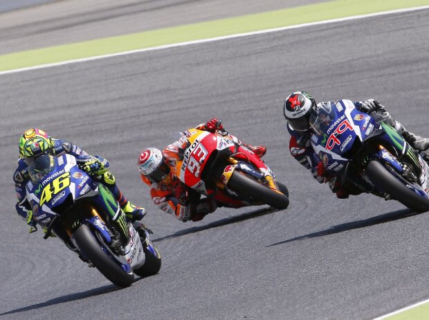 Marc Marquez, Valentino Rossi, Jorge Lorenzo