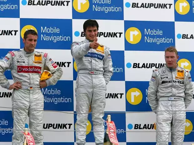 Mika Häkkinen, Bruno Spengler, Bernd Schneider Titel-Bild zur News: Mika Häkkinen, Bruno Spengler, Bernd Schneider