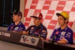 Jorge Lorenzo, Marc Marquez und Valentino Rossi 