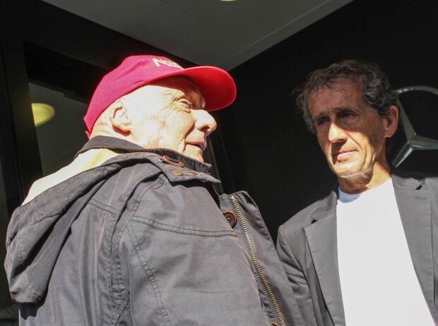 Titel-Bild zur News: Niki Lauda, Alain Prost