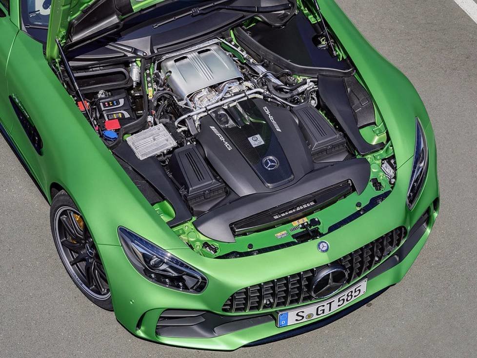 Motor des Mercedes-AMG GT R