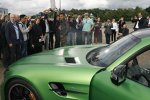 Premiere des Mercedes-AMG GT R in Brooklands mit Lewis Hamilton 