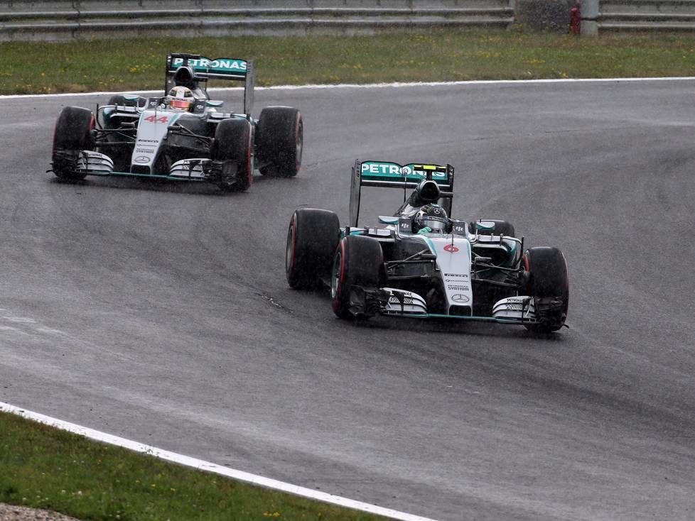 Nico Rosberg, Lewis Hamilton