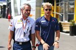 Marcus Ericsson (Sauber) und Beat Zehnder 