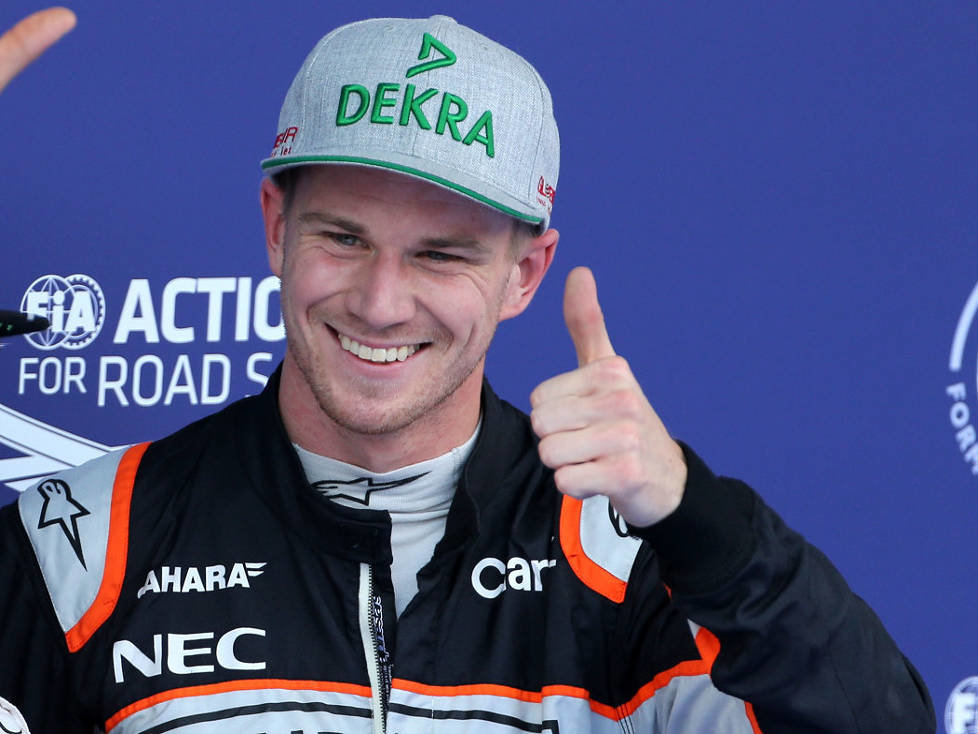 Nico Hülkenberg, Lewis Hamilton