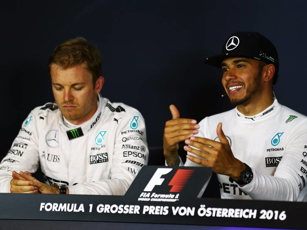 Nico Rosberg, Lewis Hamilton