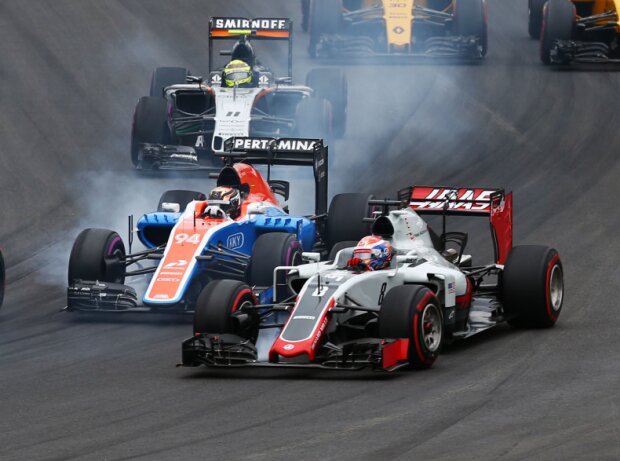 Titel-Bild zur News: Carlos Sainz, Pascal Wehrlein, Romain Grosjean