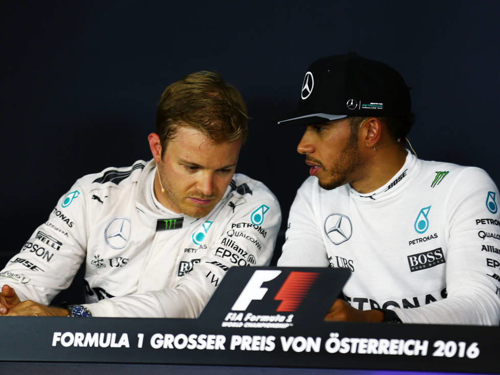 Nico Rosberg, Lewis Hamilton