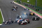 Carlos Sainz (Toro Rosso), Pascal Wehrlein (Manor) und Romain Grosjean (Haas) 