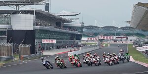 Sepang MotoGP: Neuer Asphalt im Nassen gefährlich