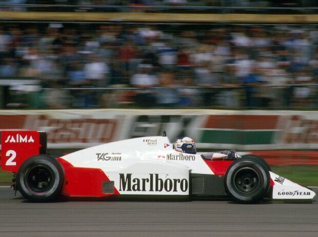 Titel-Bild zur News: Alain prost Silverstone 1985