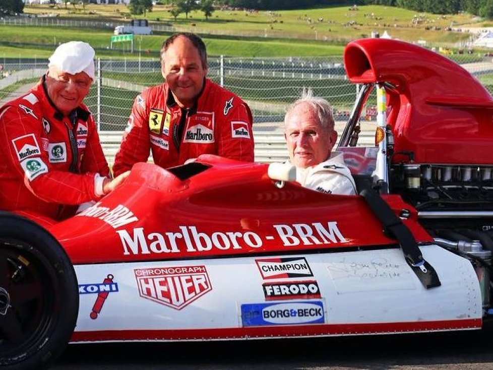 Gerhard Berger, Helmut Marko, Niki Lauda