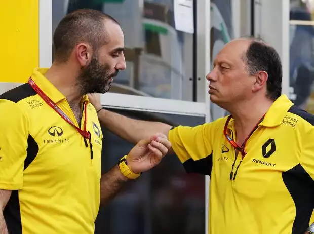 Cyril Abiteboul, Ferderic Vasseur Titel-Bild zur News: Cyril Abiteboul, Ferderic Vasseur