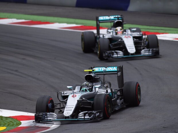 Nico Rosberg, Lewis Hamilton