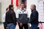 Günther Steiner (Haas) und Carlos Sainz (Toro Rosso) 