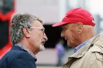 Eddie Jordan mit Niki Lauda 