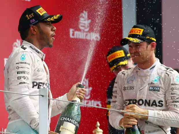 Lewis Hamilton, Nico Rosberg Titel-Bild zur News: Lewis Hamilton, Nico Rosberg
