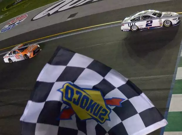 Brad Keselowski, Zielflagge Titel-Bild zur News: Brad Keselowski, Zielflagge