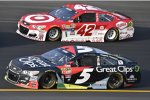 Kasey Kahne (Hendrick) und Kyle Larson (Ganassi) 