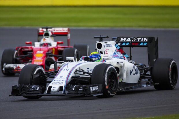 Felipe Massa Sebastian Vettel Ferrari Scuderia Ferrari F1Williams Williams Martini Racing F1 ~Felipe Massa (Williams) und Sebastian Vettel (Ferrari) ~ 