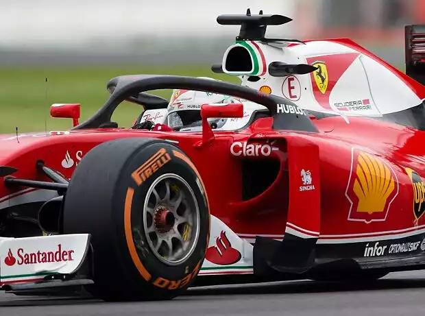Titel-Bild zur News: Sebastian Vettel, Halo