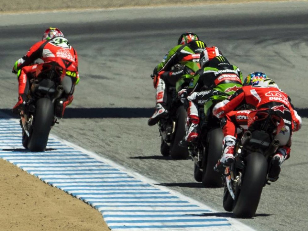 Chaz Davies, Davide Giugliano, Jonathan Rea, Tom Sykes