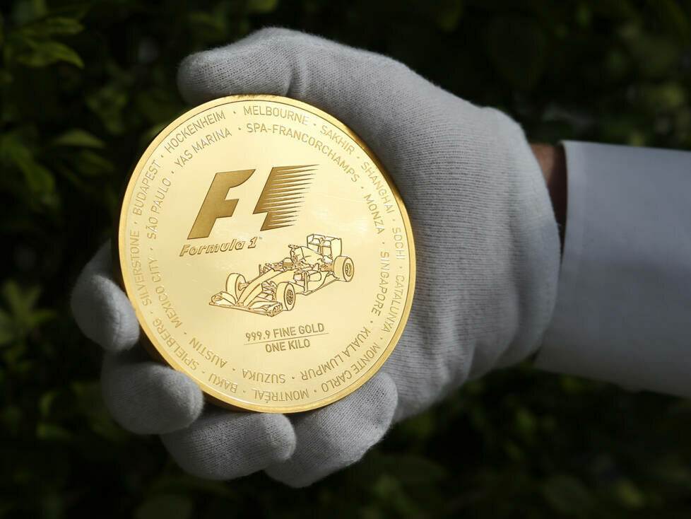 Formel-1-Goldmünze