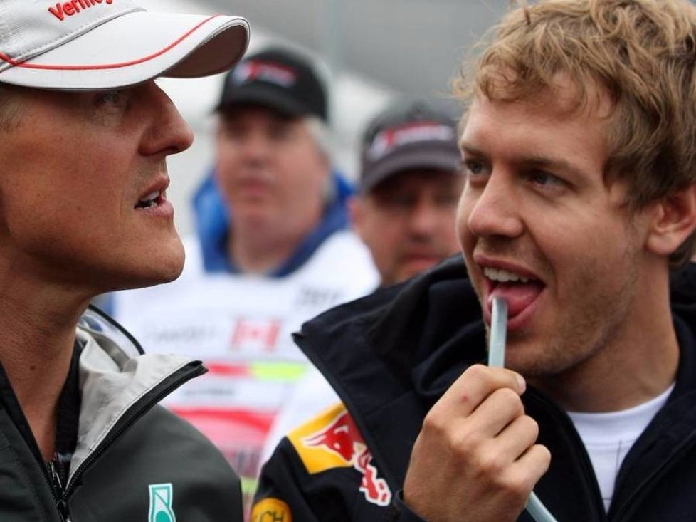 Michael Schumacher, Sebastian Vettel