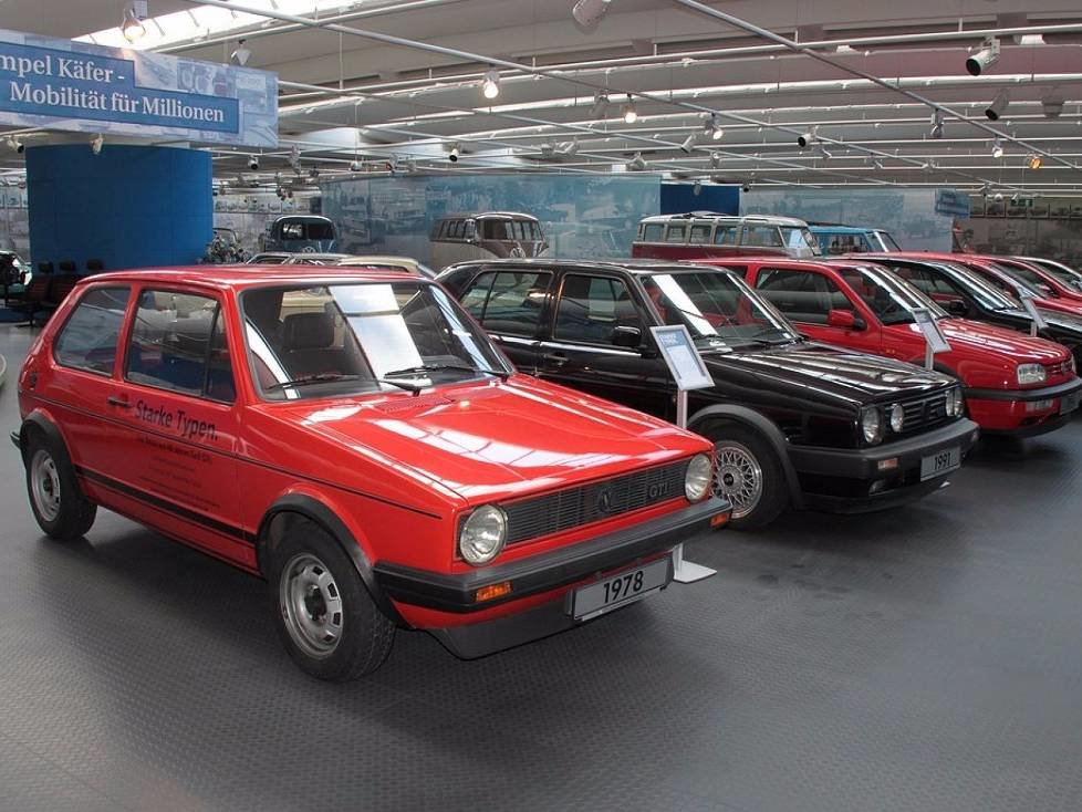 Automuseum Volkswagen - 40 Jahre Golf GTI: Sieben Generation Golf GTI