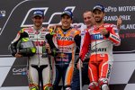 Cal Crutchlow, Marc Marquez und Andrea Dovizioso 