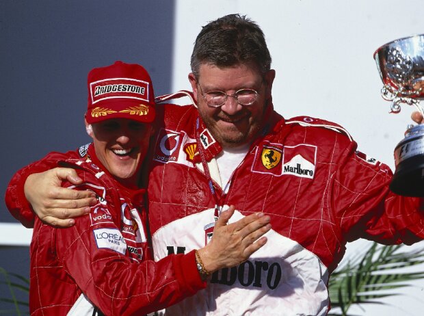Michael Schumacher, Ross Brawn Michael Schumacher, Ross Brawn