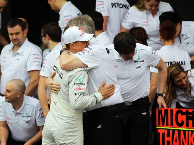 Michael Schumacher, Ross Brawn Michael Schumacher, Ross Brawn