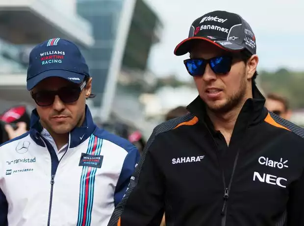 Sergio Perez, Felipe Massa Titel-Bild zur News: Sergio Perez, Felipe Massa