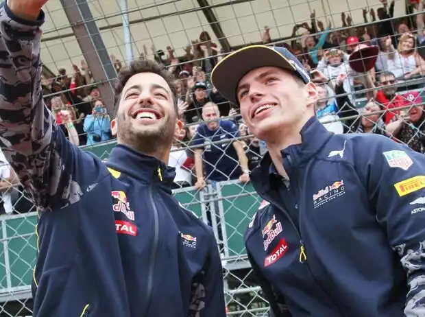 Daniel Ricciardo, Max Verstappen Titel-Bild zur News: Daniel Ricciardo, Max Verstappen