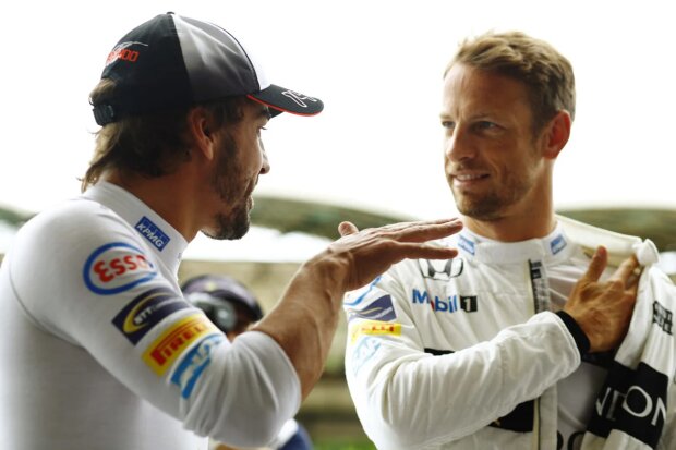 Fernando Alonso Jenson Button McLaren McLaren Honda F1 ~Fernando Alonso (McLaren) und Jenson Button (McLaren) ~ 