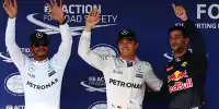 Nico Rosberg, Lewis Hamilton, Daniel Ricciardo