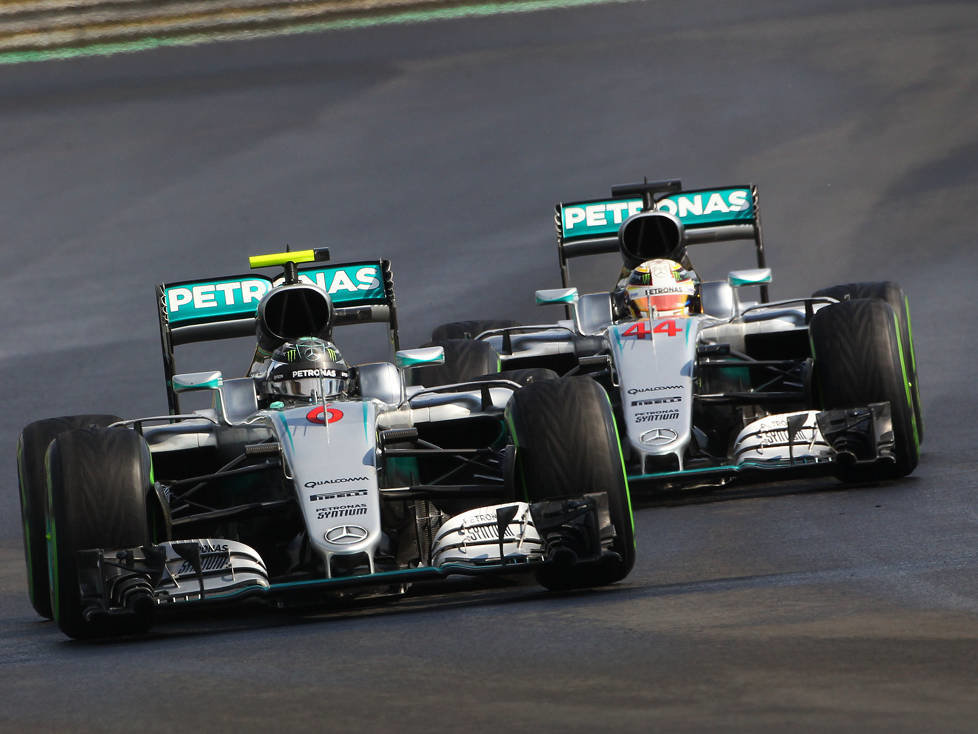 Nico Rosberg, Lewis Hamilton