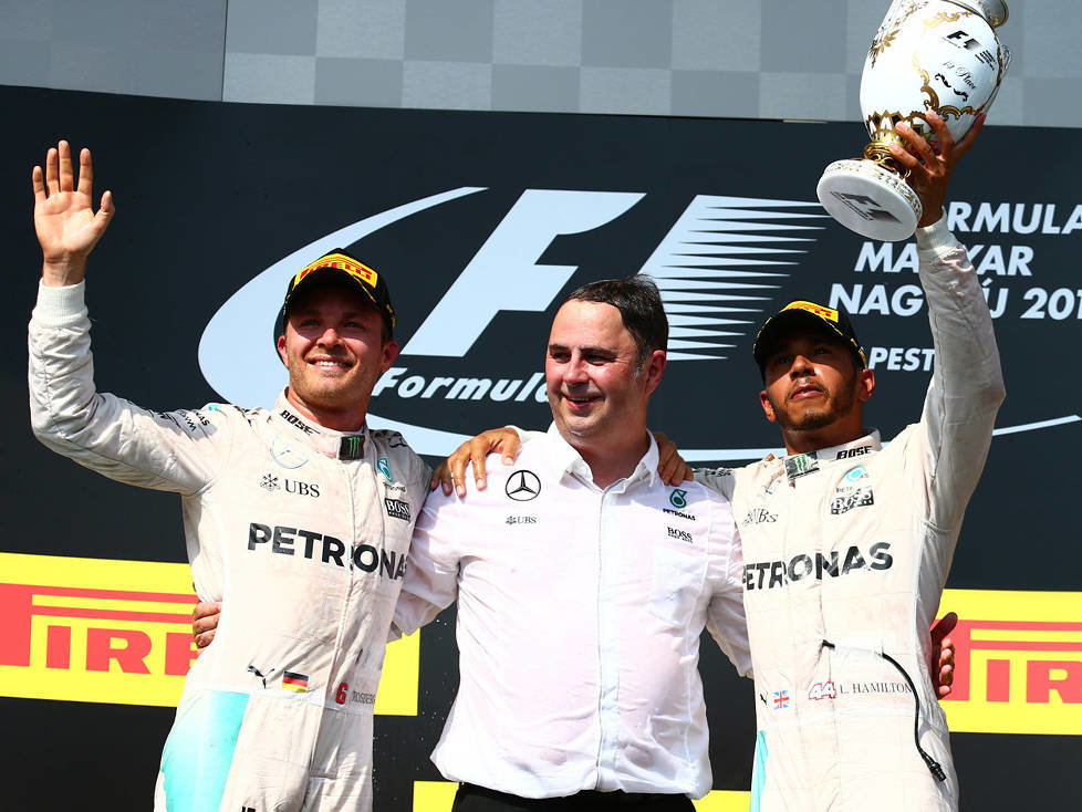 Lewis Hamilton, Nico Rosberg, Daniel Ricciardo