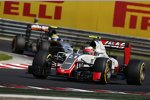 Esteban Gutierrez (Haas) und Sergio Perez (Force India) 