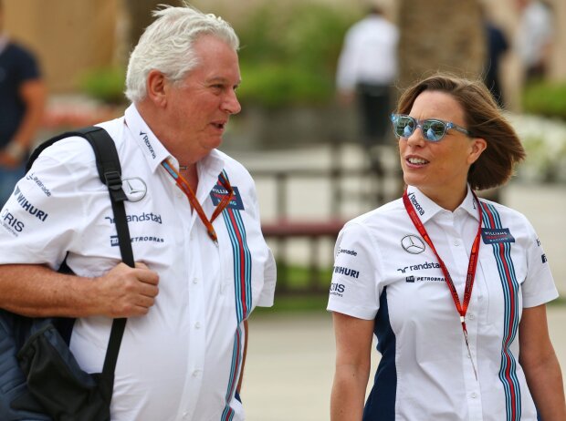 Pat Symonds, Claire Williams Pat Symonds, Claire Williams