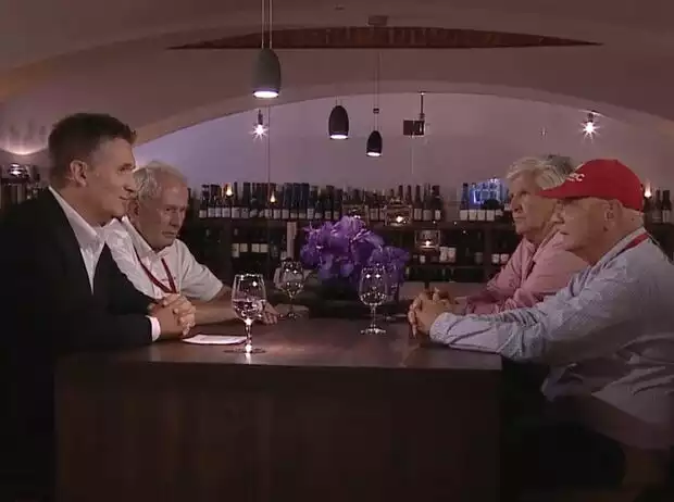 Andreas Gröbl, Helmut Marko, Roger Benoit und Niki Lauda bei ServusTV Titel-Bild zur News: Andreas Gröbl, Helmut Marko, Roger Benoit und Niki Lauda bei ServusTV