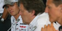 Bild zum Inhalt: Wie "Schumi" Nico Rosberg in einen Eimer pinkeln ließ