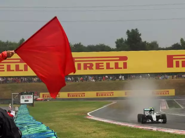 Titel-Bild zur News: Nico Rosberg, Rote Flagge in Budapest